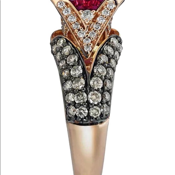 LeVian chocolatier Diamond ring size 7 - Picture 5 of 9